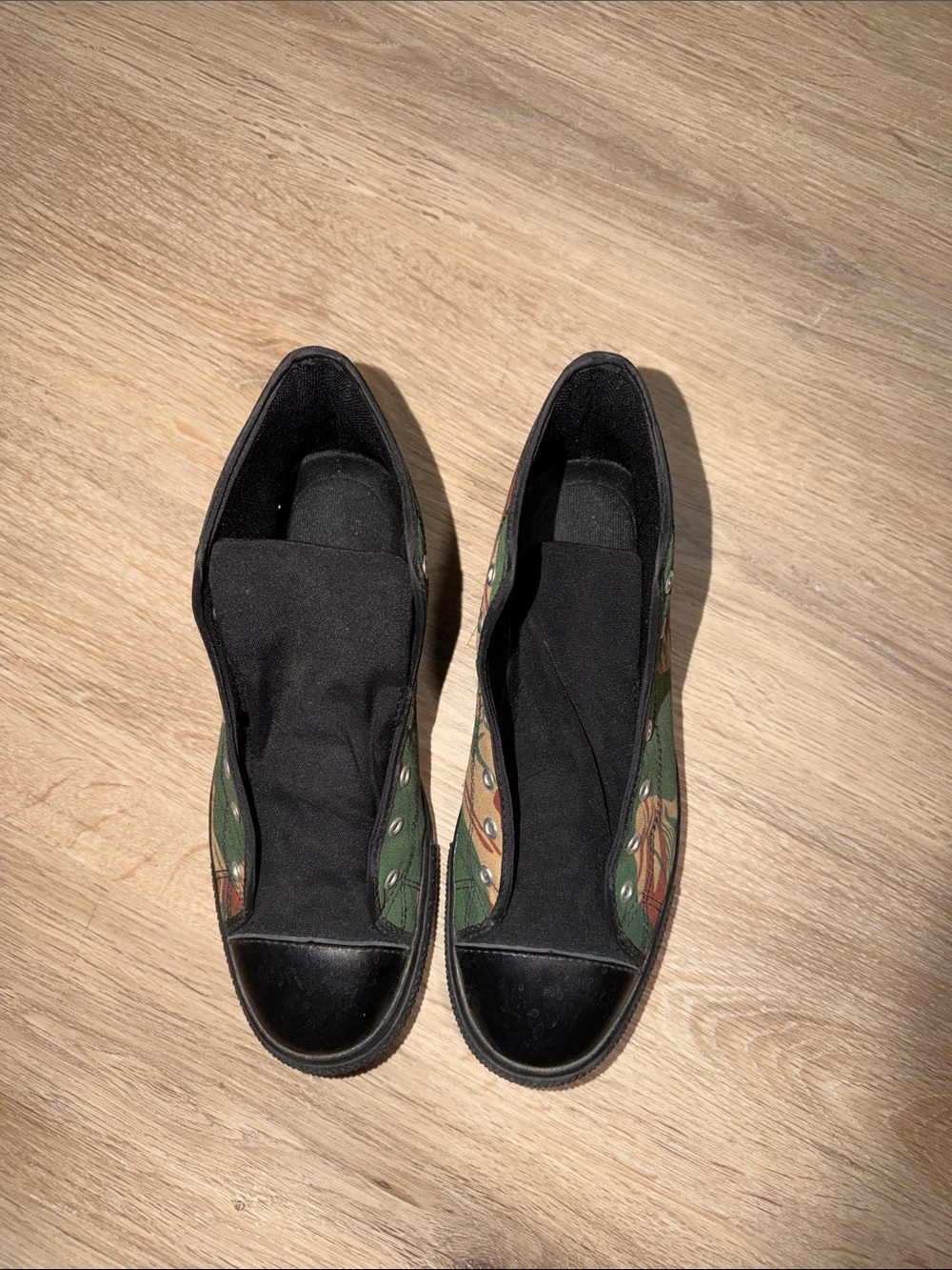 WRMFZY Rhodesian camo high top sneakers
